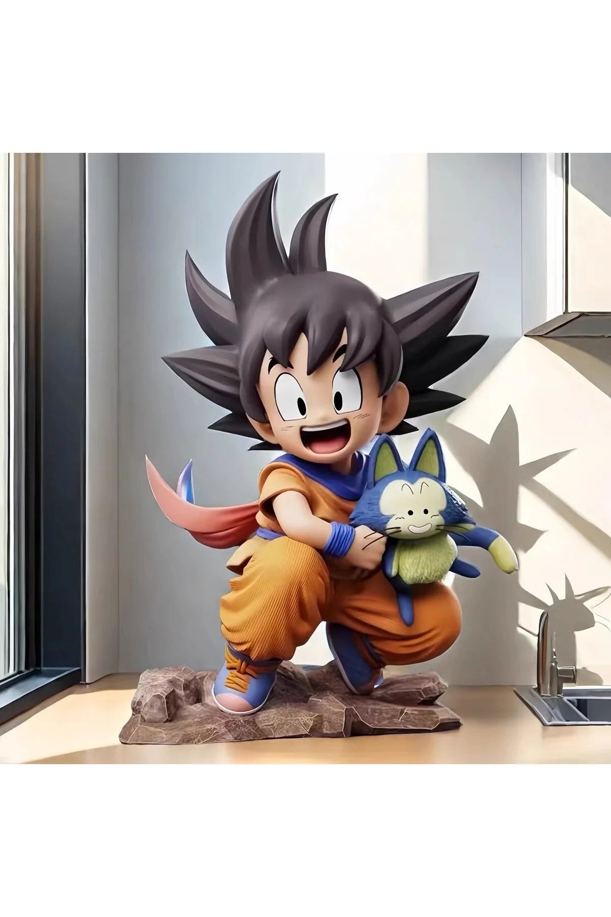Dragon Ball Kid Goku with Puar Chibi Figure