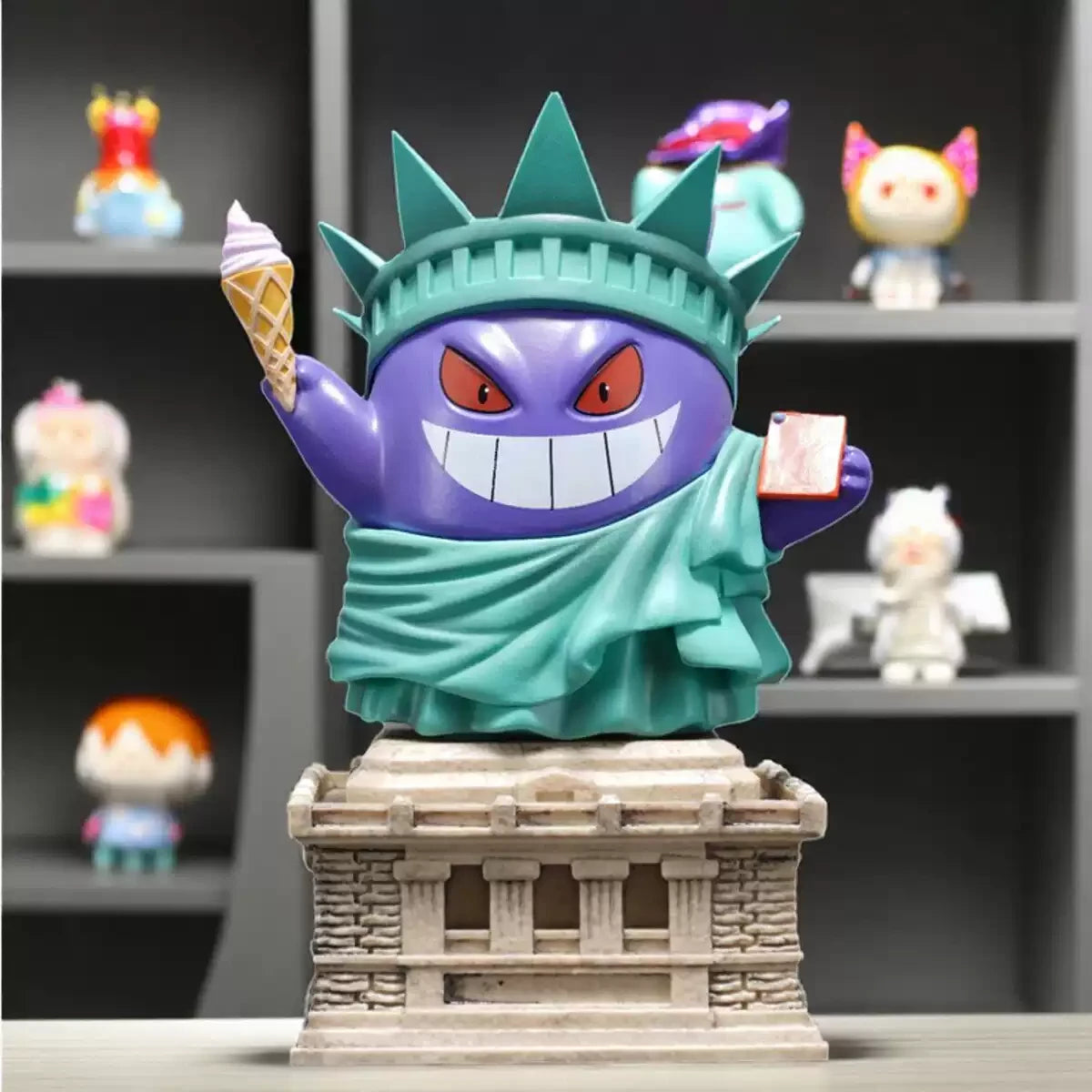 Pokémon Gengar Statue of Liberty Cosplay Figure