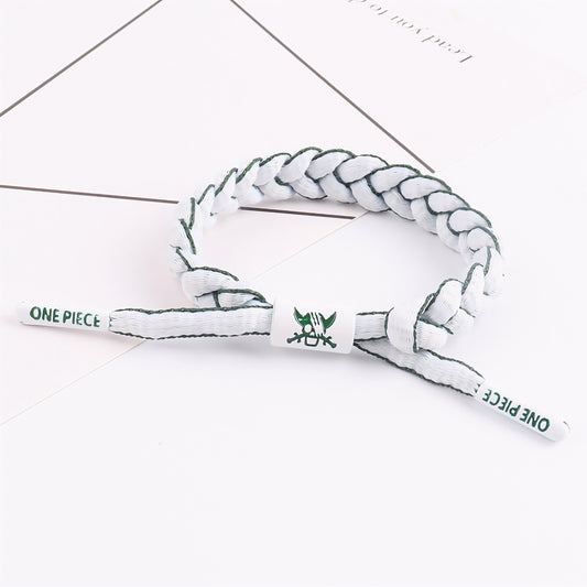 One Piece Heart Pirates & Red-Haired Shanks Braided Bracelet