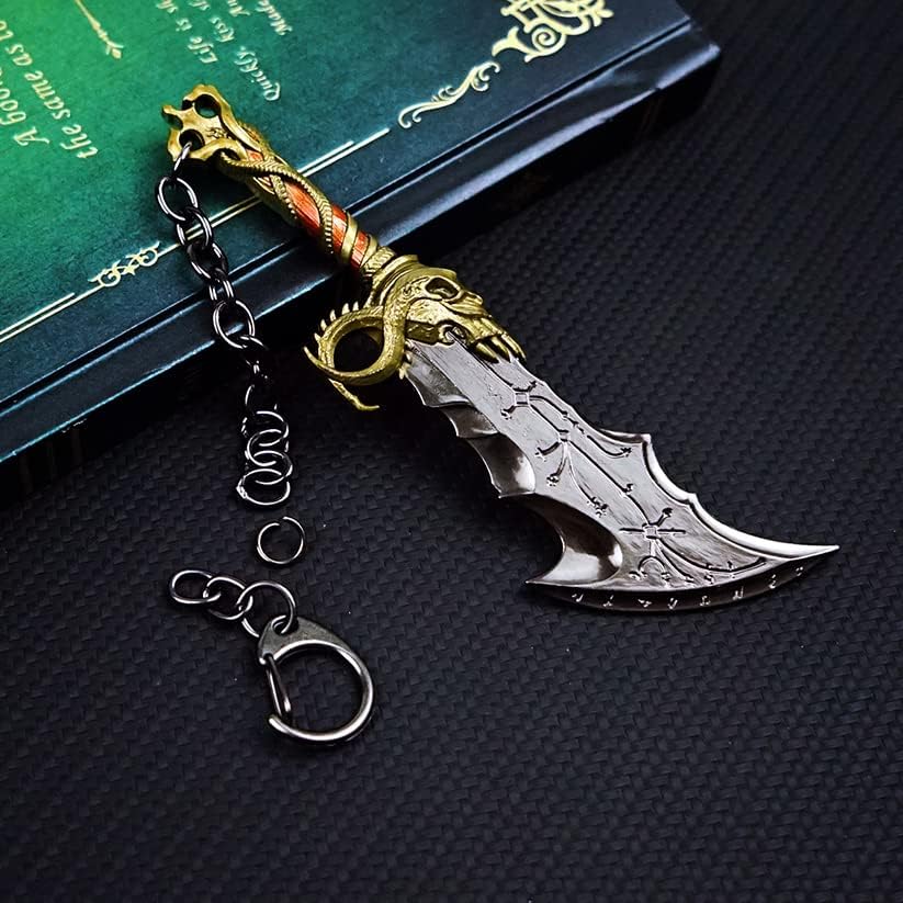 God of War Blade of Chaos Miniature Metal Weapon Keychain