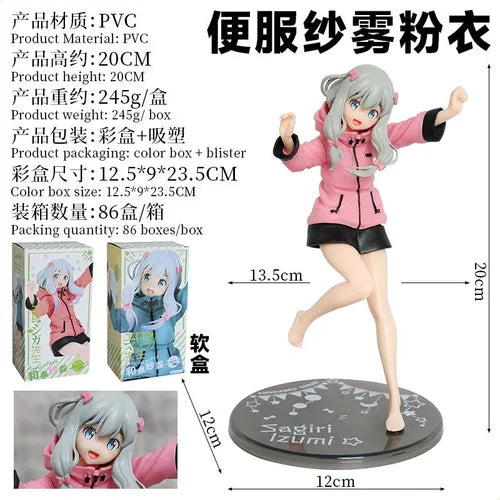 Eromanga Sensei Sagiri Izumi Pink Hoodie Figure