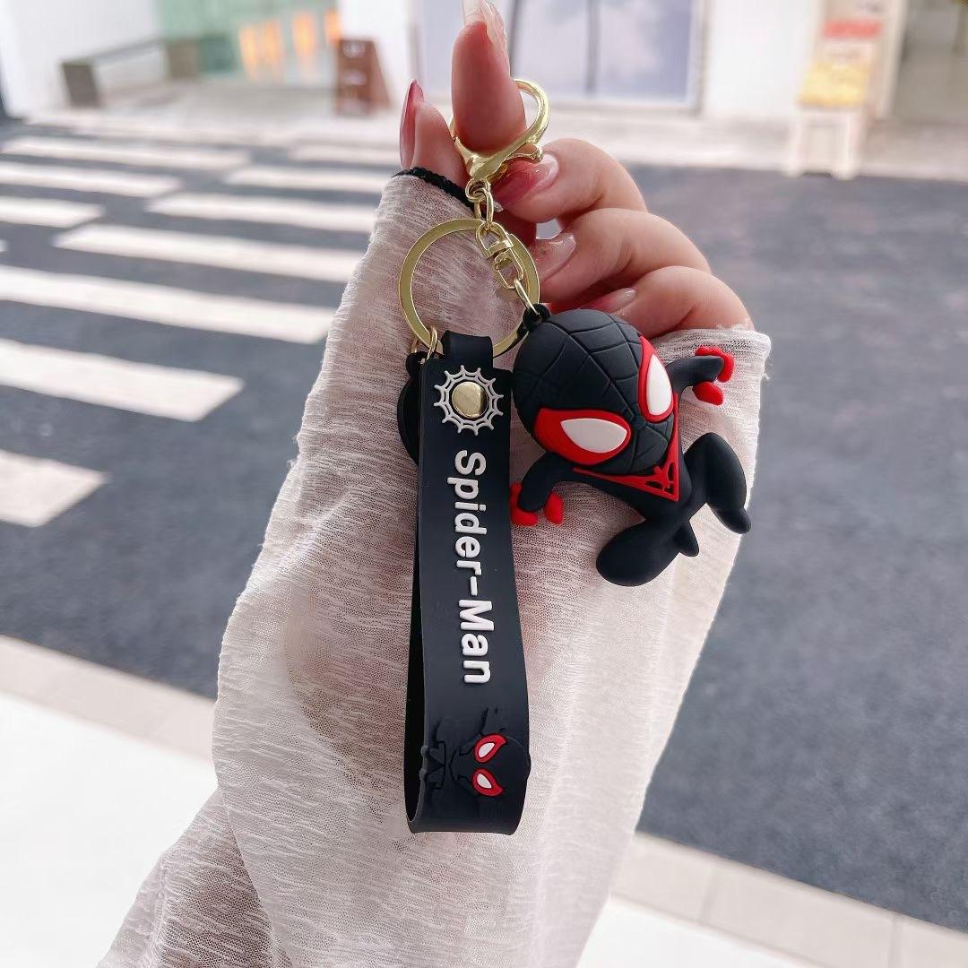 Marvel Spider-Man Chibi 3D Figure Keychain (Black)