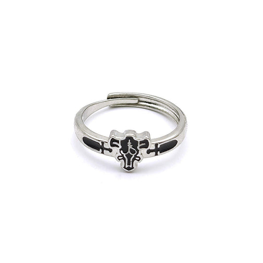 Black Clover Black Bulls Adjustable Ring