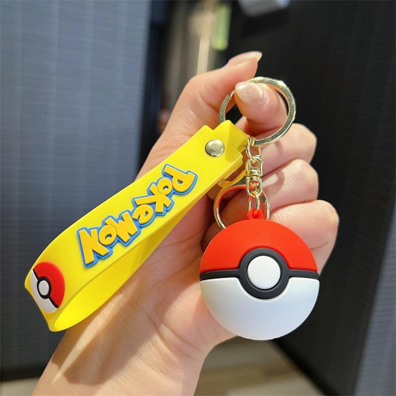 Pokémon Poké Ball Chibi 3D Keychain Set