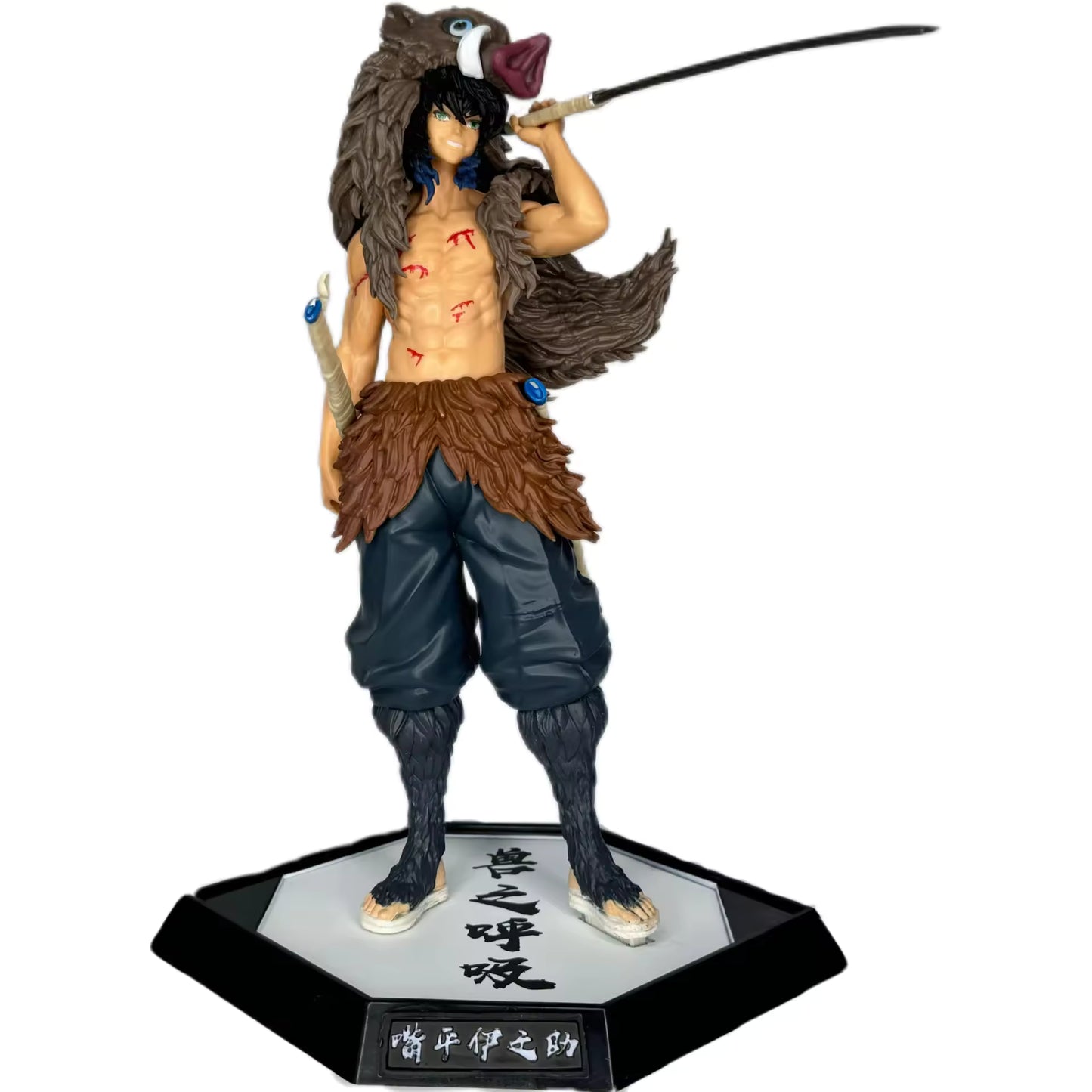 Demon Slayer Inosuke Hashibira Unmasked Figure