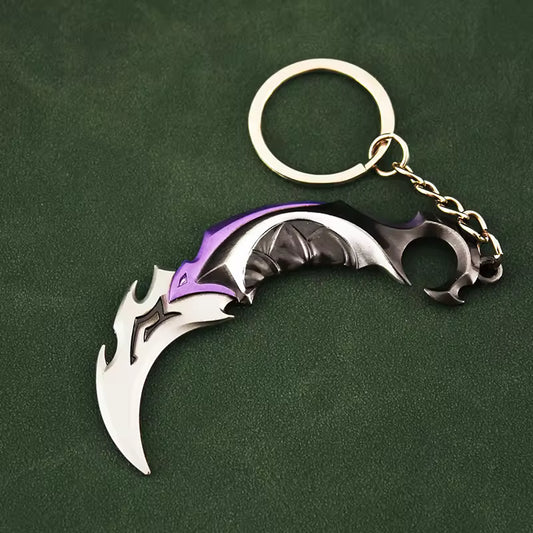 Valorant Reaver Karambit Miniature Melee Keychain