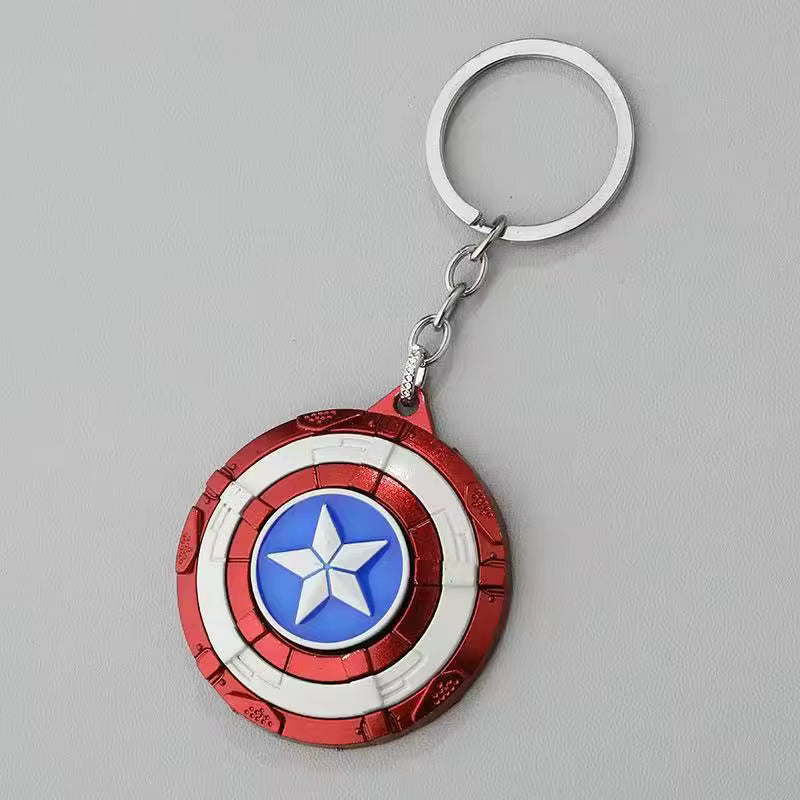 Marvel Captain America Shield Miniature Emblem Keychain