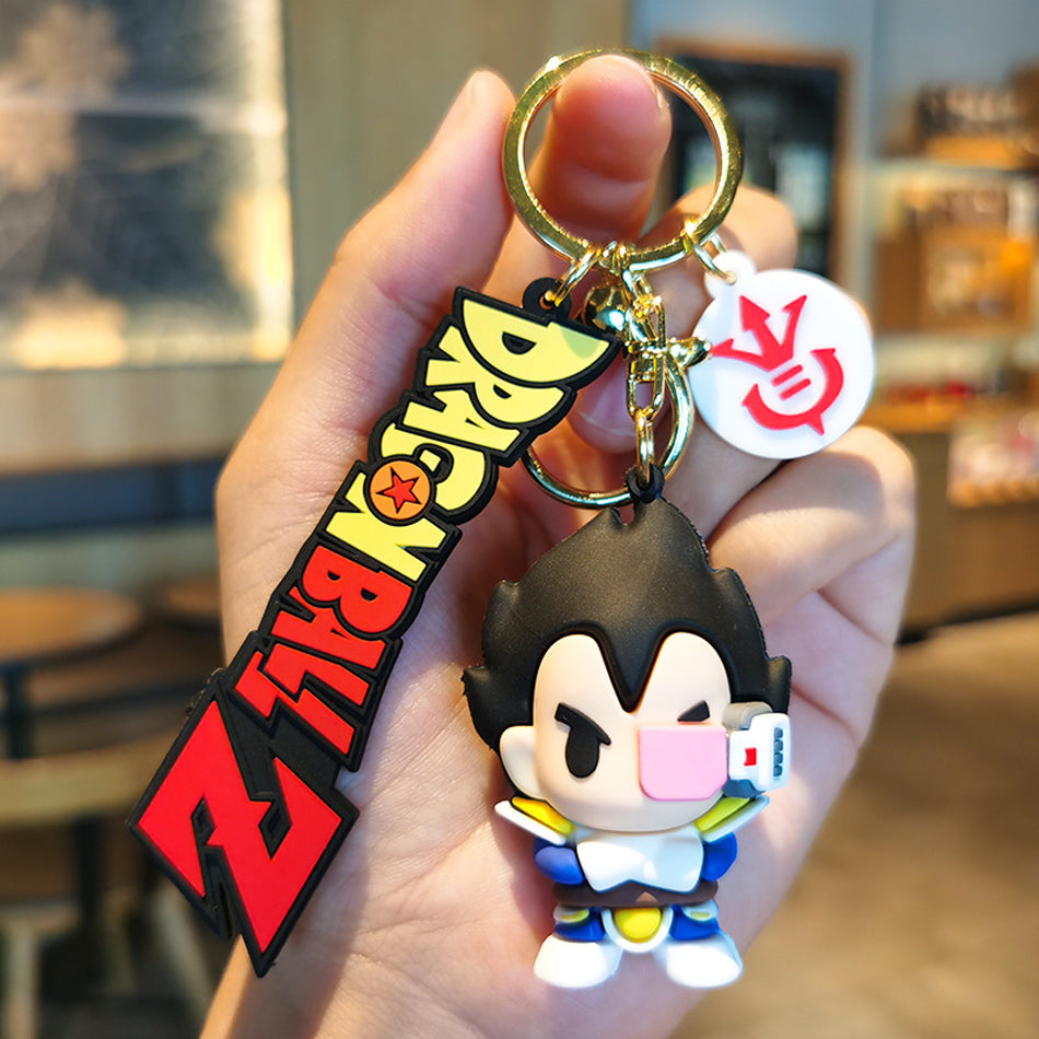 Dragon Ball Z Z-Fighters Chibi 3D Keychain Set