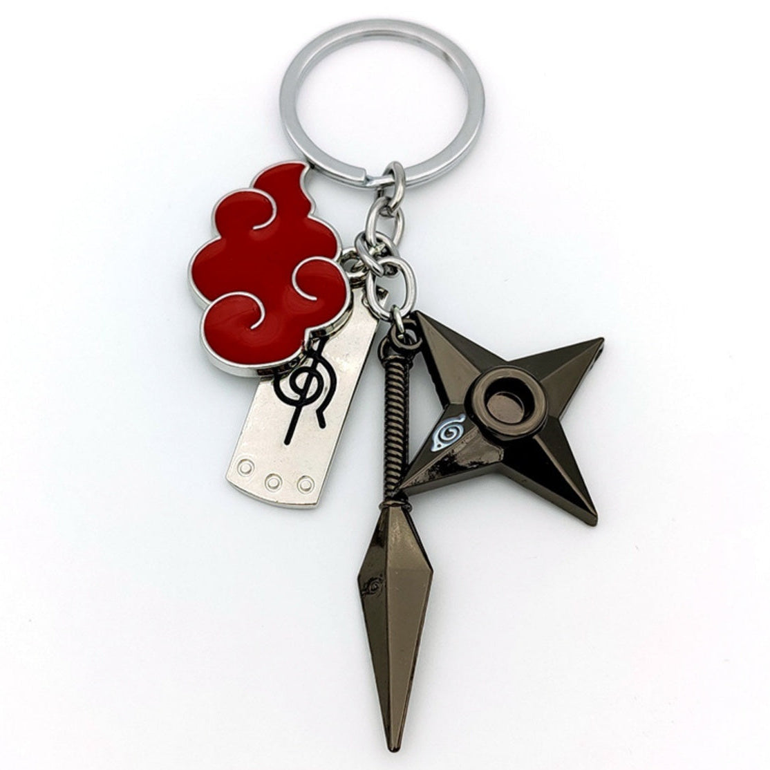 Naruto Akatsuki & Itachi Uchiha Multi-Charm Keychain