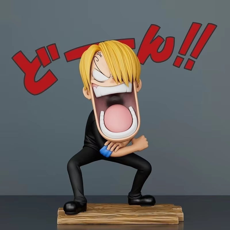 One Piece Monster Trio Comical Screaming 3-Piece Figure Set