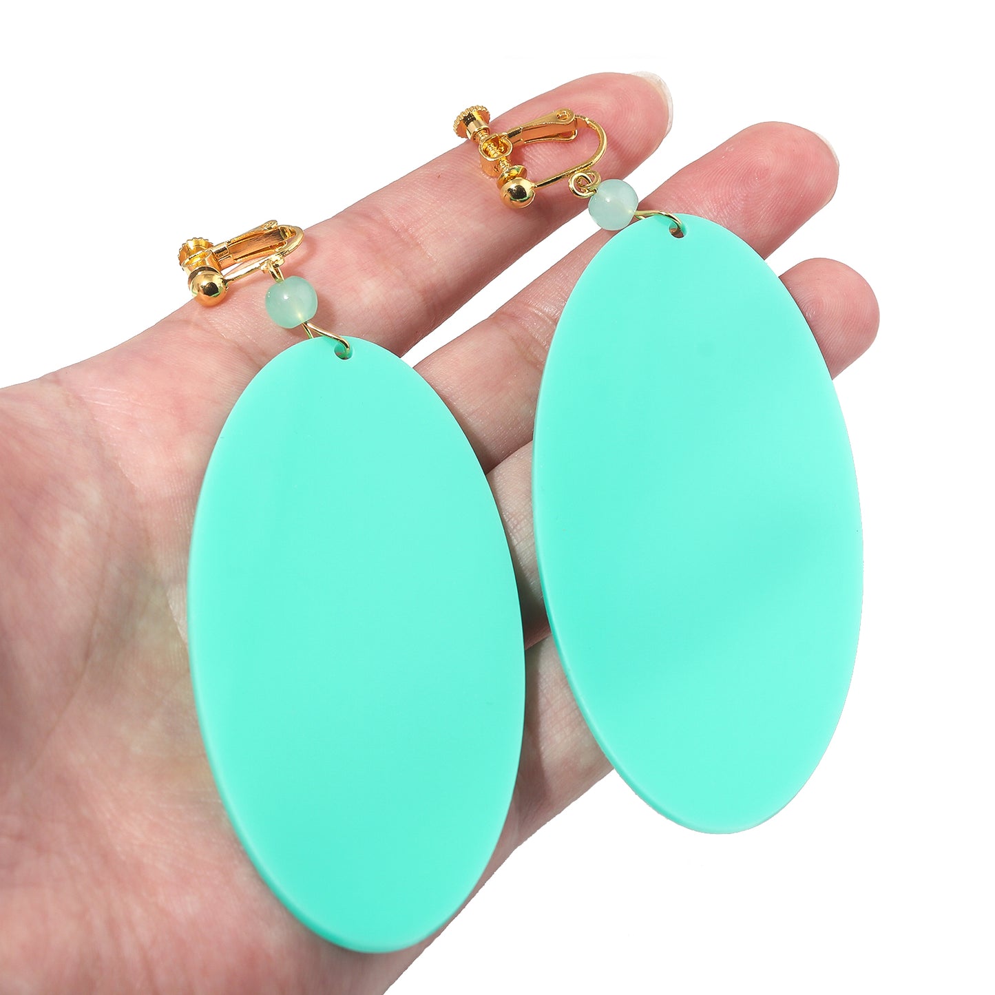 Dandadan Momo Ayase Spirit Bead Clip-On Earrings