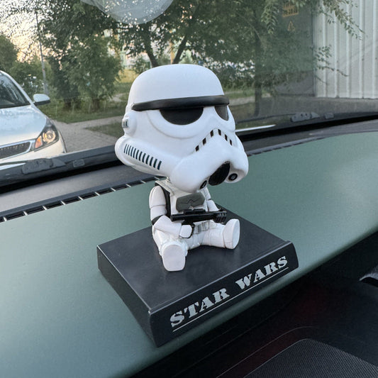 Star Wars Stormtrooper Sitting Car Dashboard Figure