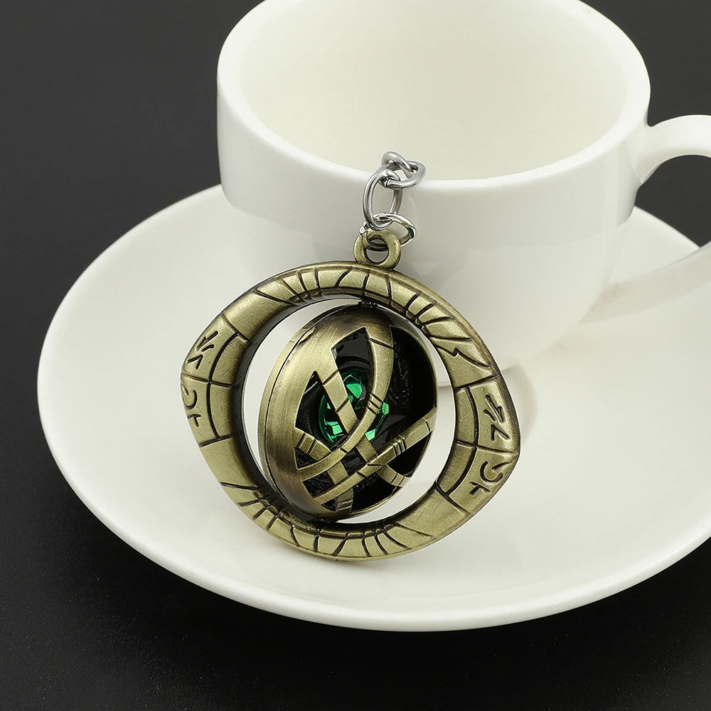 Marvel Doctor Strange Eye of Agamotto Relic Rotating Keychain