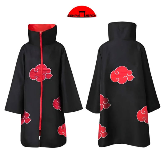 Naruto Akatsuki Member High-Collar Cloak