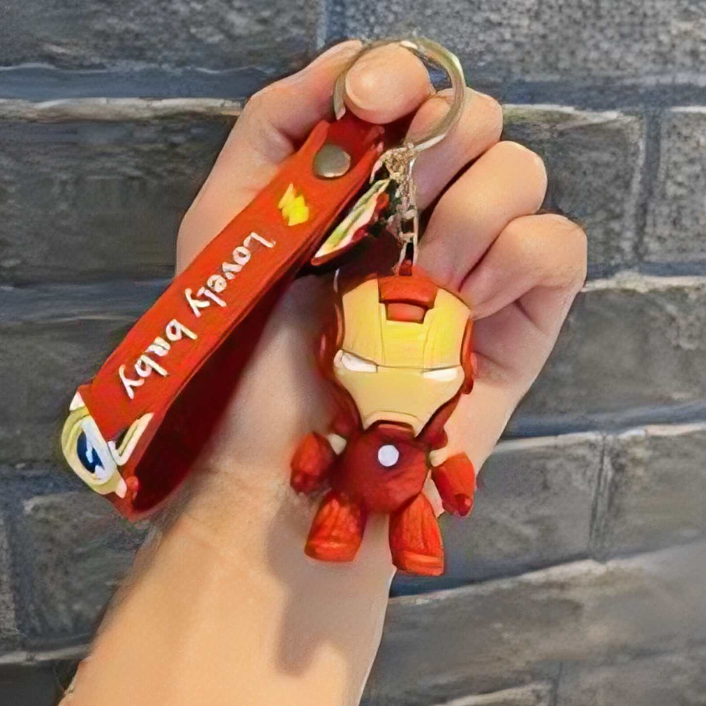 Marvel Iron Man Chibi 3D Figure Keychain