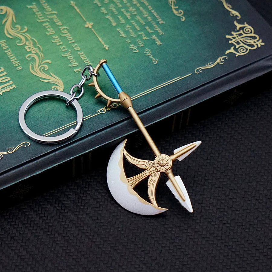 Seven Deadly Sins Escanor Metal Weapon Keychain