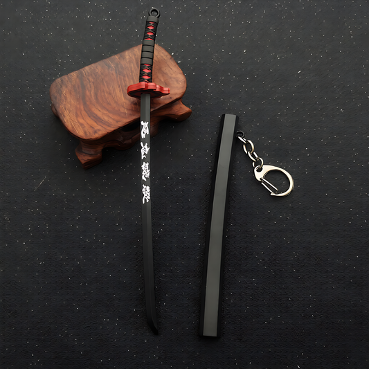 Demon Slayer Tanjiro Kamado Nichirin Sword Keychain
