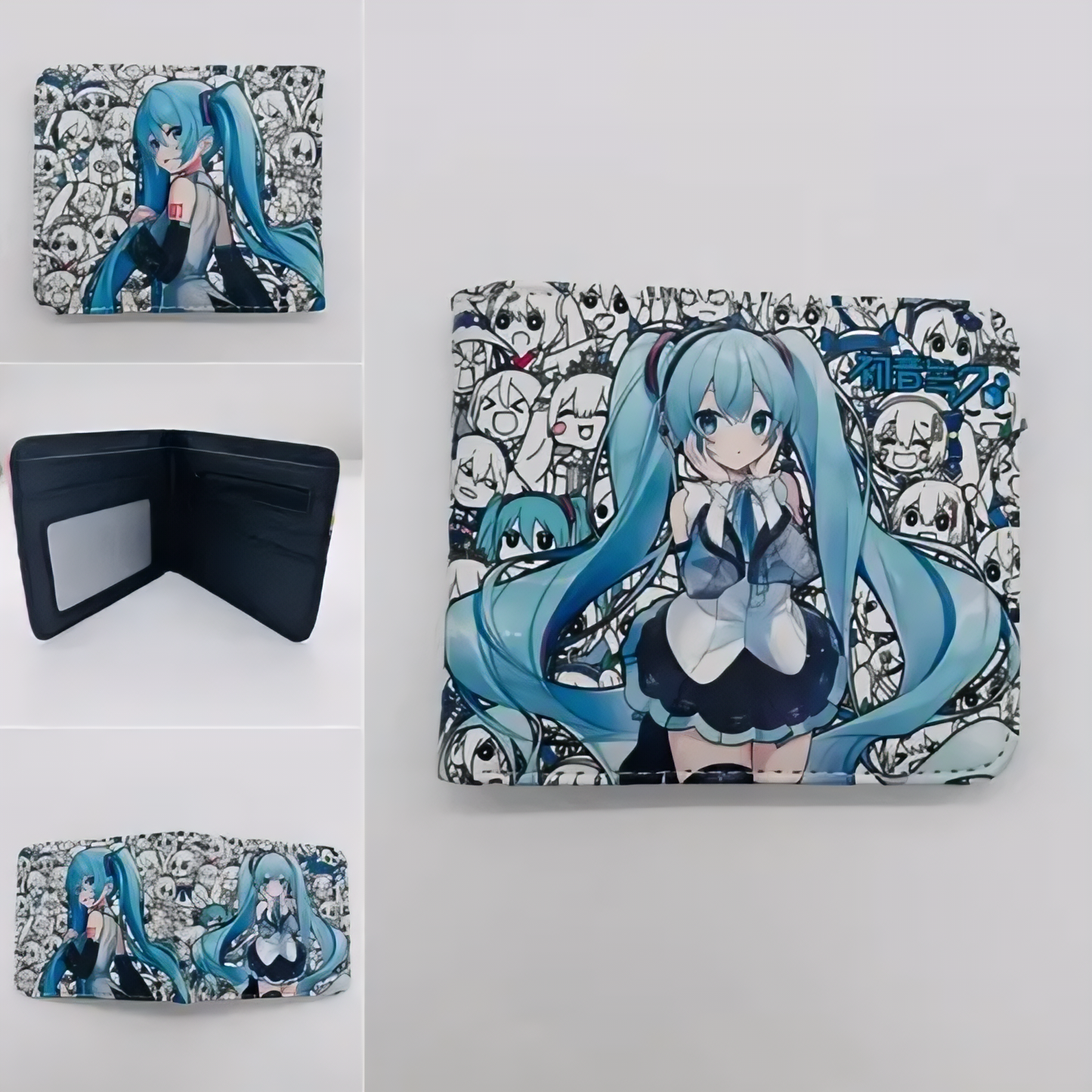 Vocaloid Hatsune Miku Anime Bifold Wallet