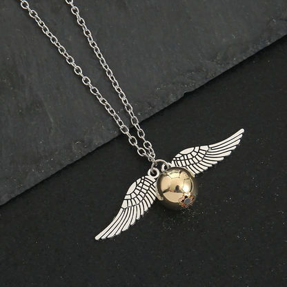 Harry Potter Golden Snitch Necklace