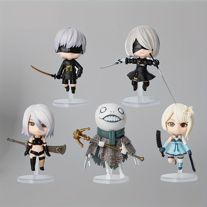 NieR: Automata 5Pcs Chibi Mini Figure Set