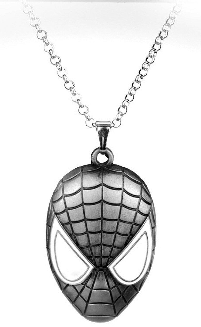 Spider-Man Mask Pendant Necklace