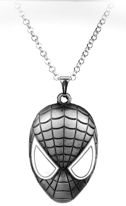 Spider-Man Mask Pendant Necklace