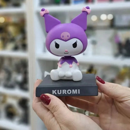 Sanrio Kuromi Pink Sitting Car Dashboard Figure