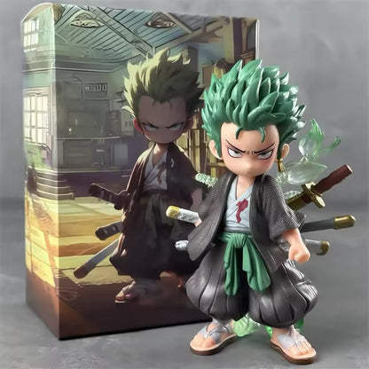 One Piece Chibi Zoro Dragon Aura Figure