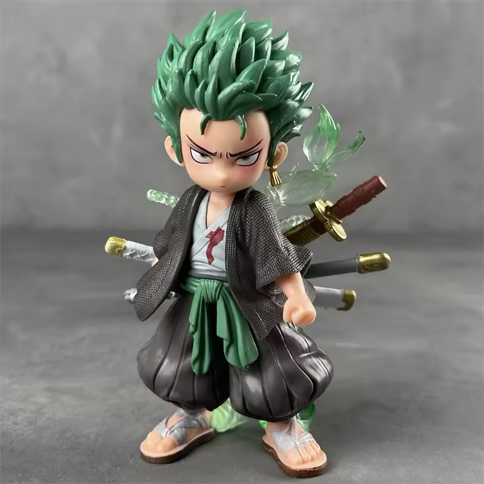 One Piece Chibi Zoro Dragon Aura Figure