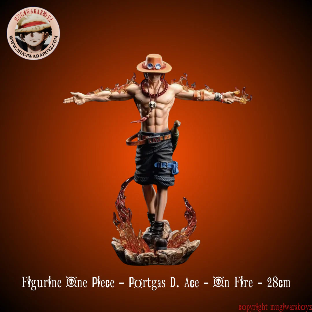 One Piece Portgas D. Ace Fire Fist Battle Figure