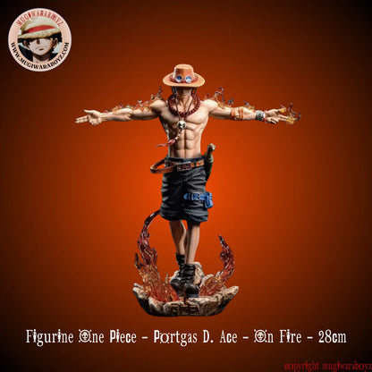 One Piece Portgas D. Ace Fire Fist Battle Figure
