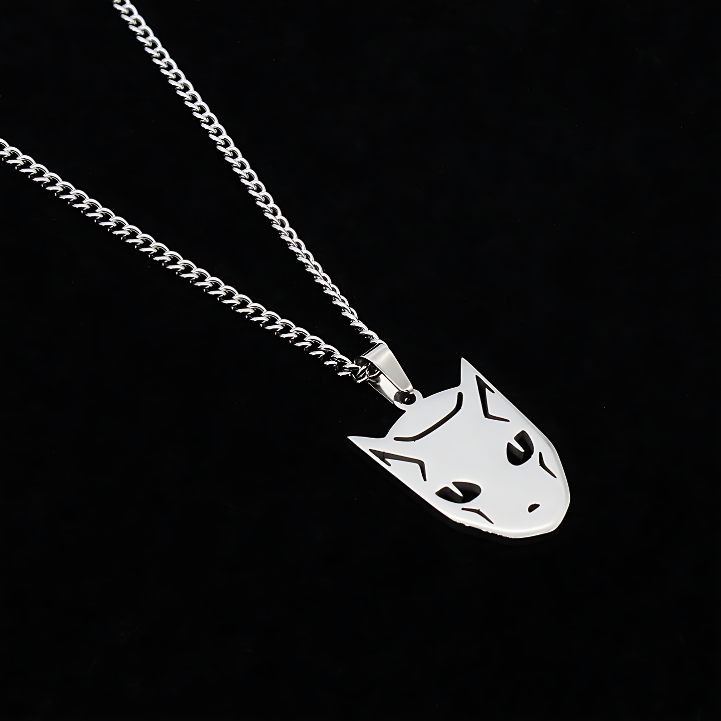 JoJo's Bizarre Adventure Killer Queen Silhouette Necklace