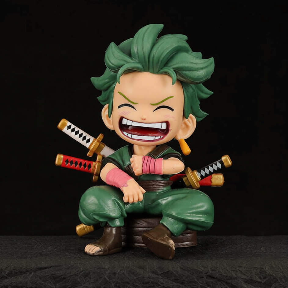 One Piece Roronoa Zoro (Chibi Laughter) Action Figure