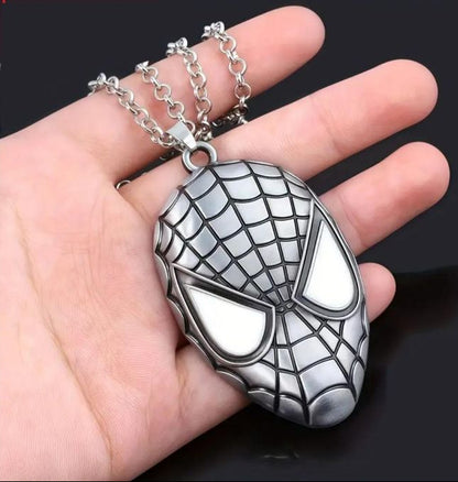 Spider-Man Mask Pendant Necklace