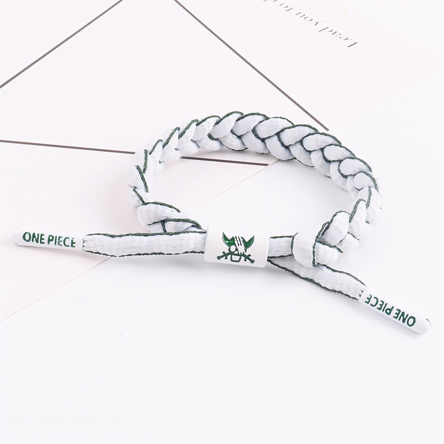 One Piece Heart Pirates & Red-Haired Shanks Braided Bracelet