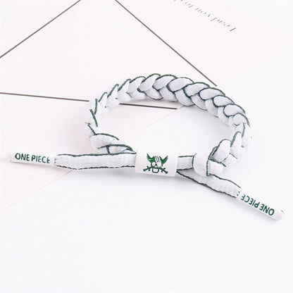 One Piece Heart Pirates & Red-Haired Shanks Braided Bracelet