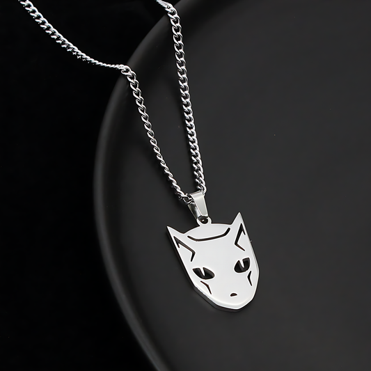 JoJo's Bizarre Adventure Killer Queen Silhouette Necklace