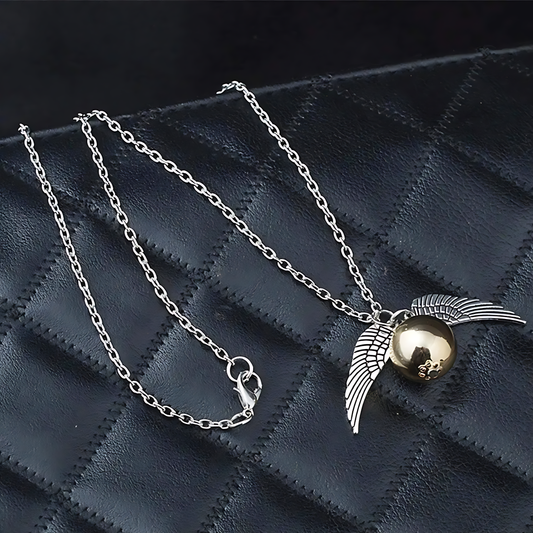 Harry Potter Golden Snitch Necklace
