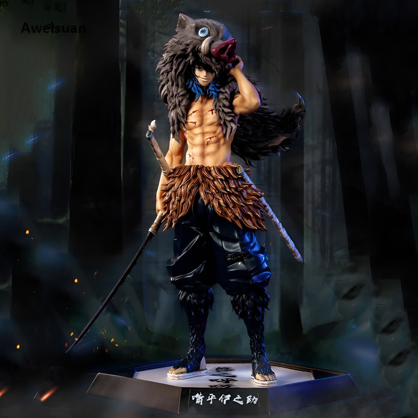 Demon Slayer Inosuke Hashibira Beast Breathing Action Figure