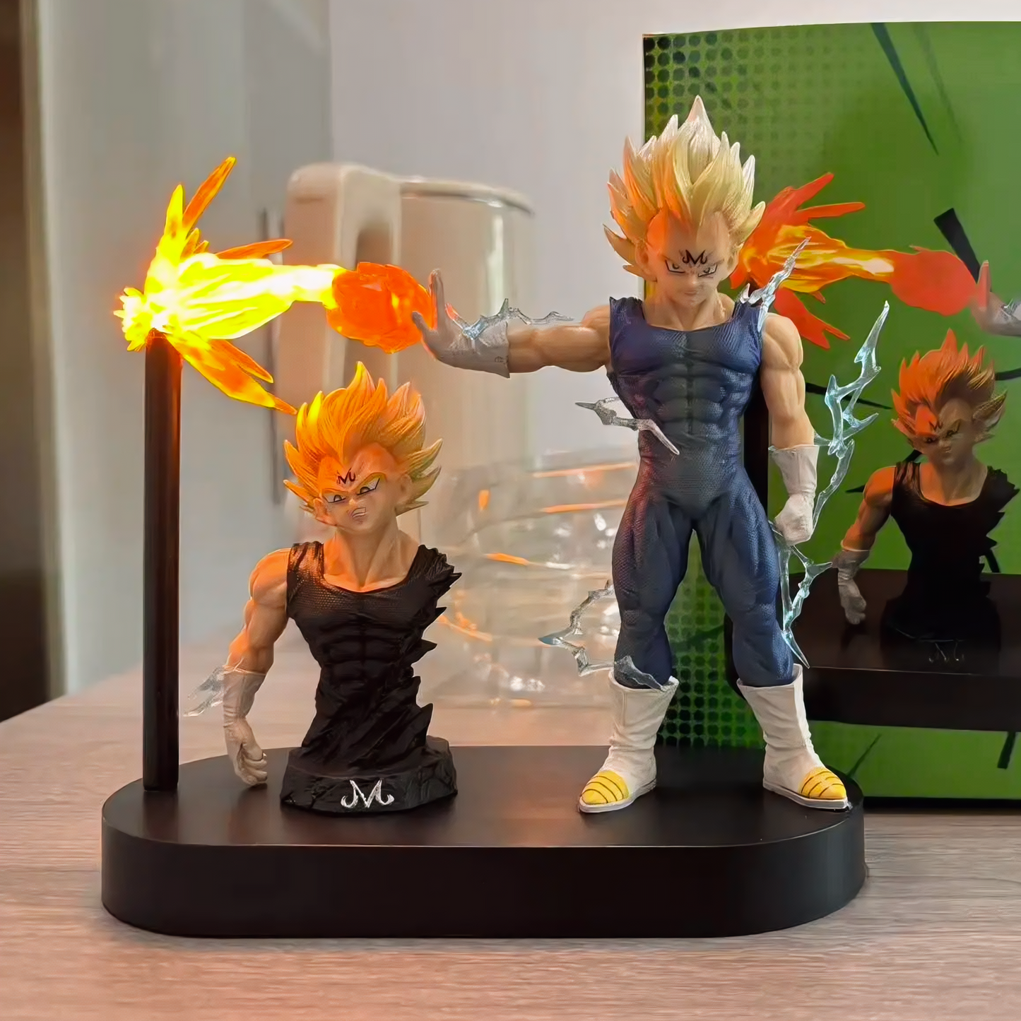Dragon Ball Z Majin Vegeta LED Diorama Figure