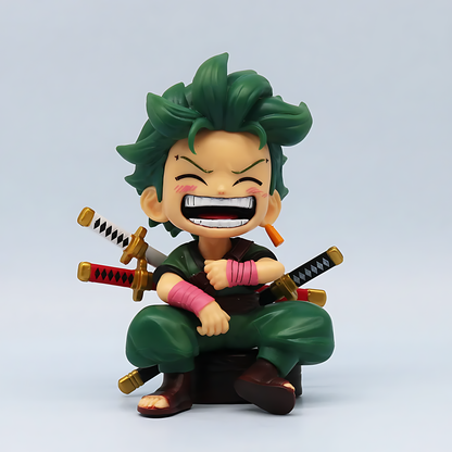 One Piece Roronoa Zoro (Chibi Laughter) Action Figure