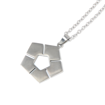 Blue Lock Pentagonal Logo Necklace