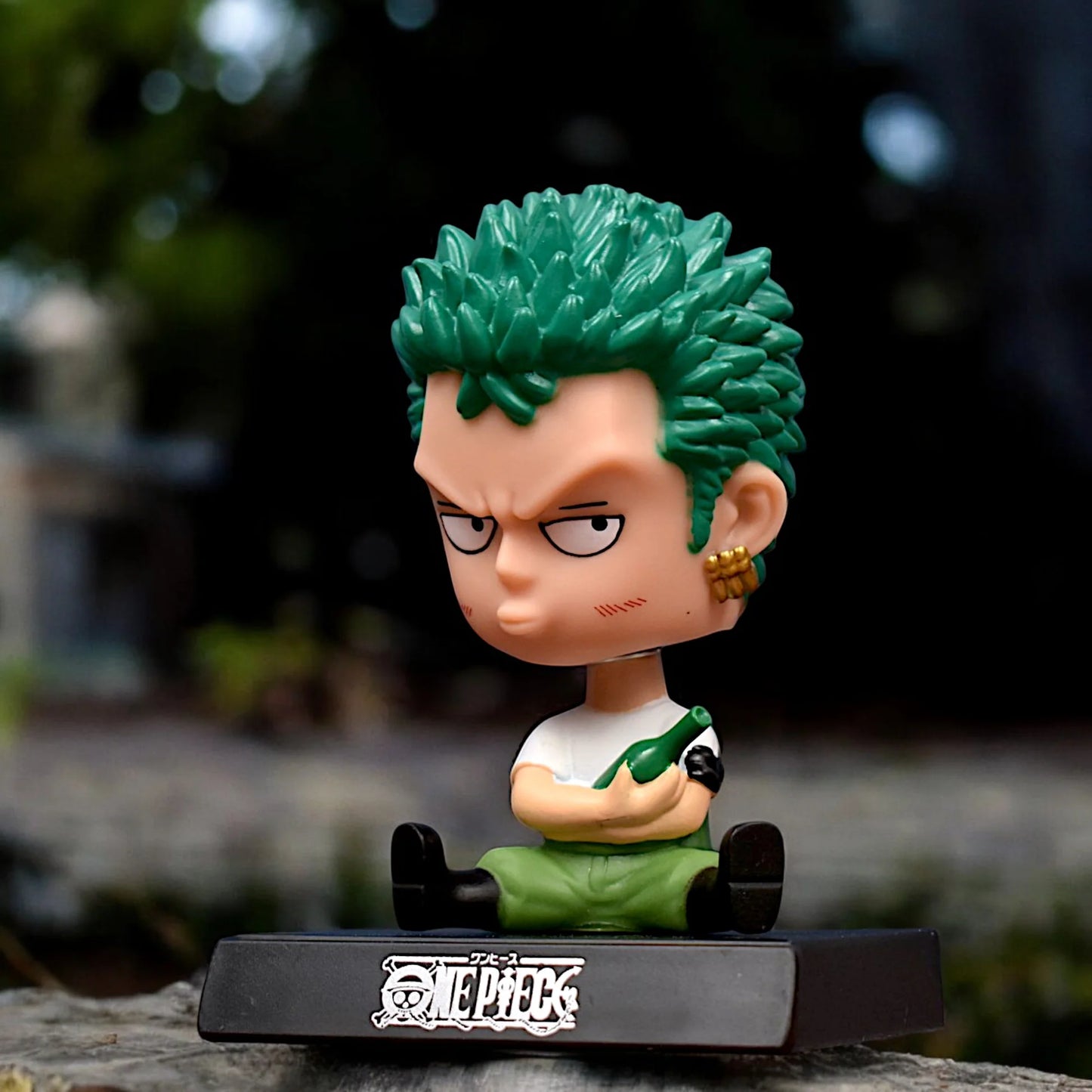 One Piece Roronoa Zoro Sitting Car Dashboard Figure
