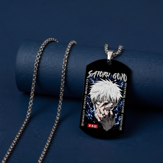 Jujutsu Kaisen Satoru Gojo Dog Tag Necklace