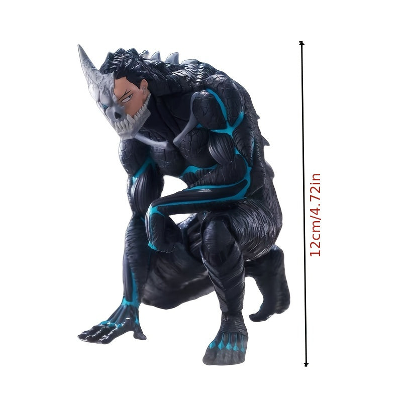Kaiju No. 8 Kafka Hibino Half-Transformed Crouching Figure