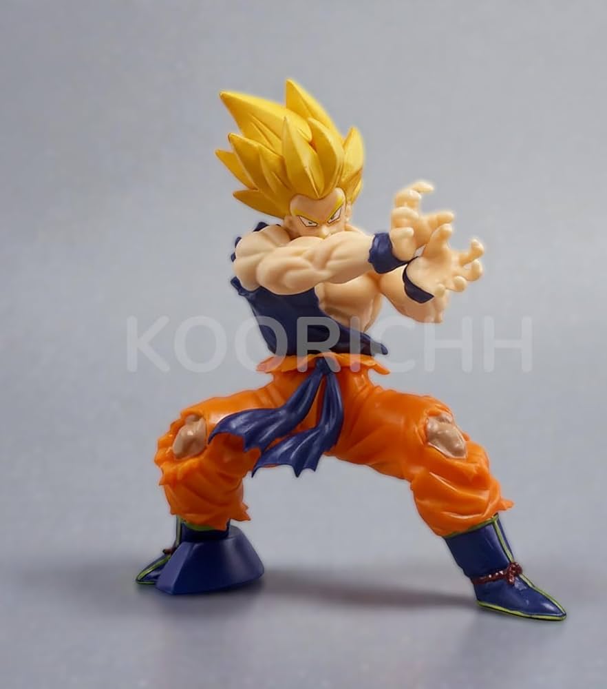 Dragon Ball Z Super Saiyan Goku Kamehameha Figure