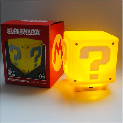 Super Mario Question Block Desk Light