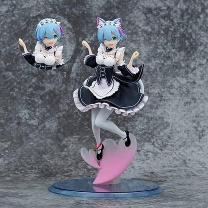 Re:Zero Rem Cat Ear Maid Figure