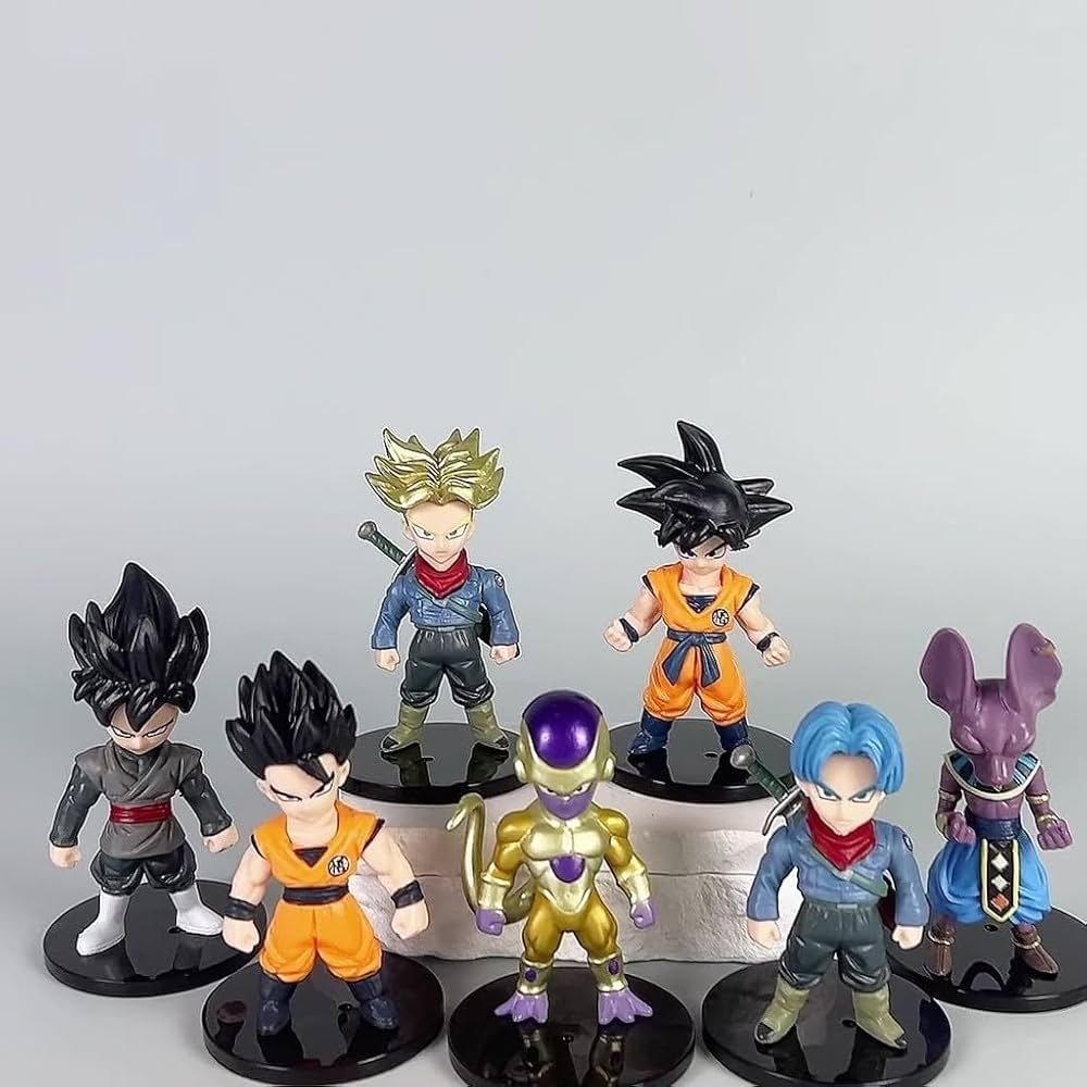Dragon Ball Super 7Pcs Chibi Mini Figure Set