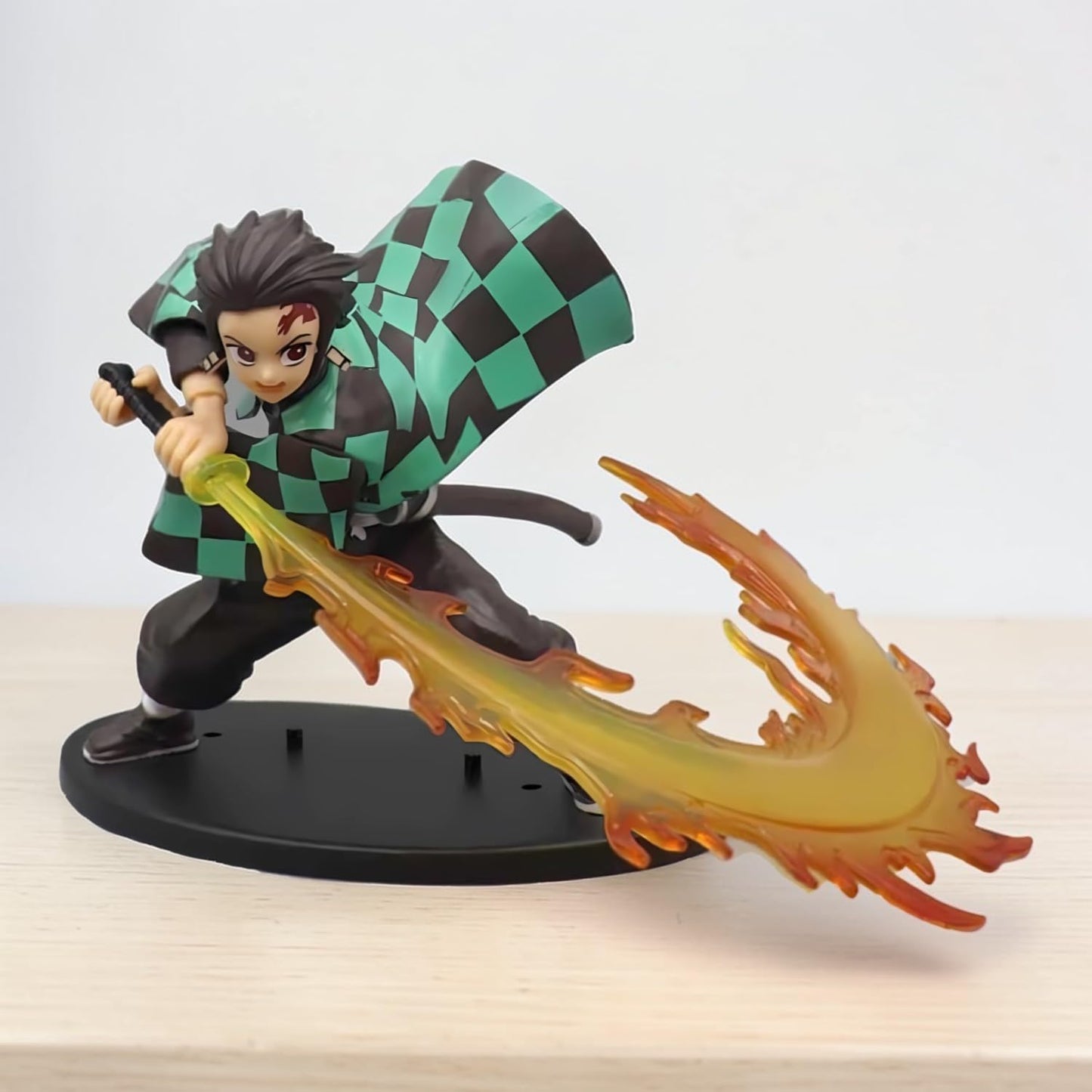 Demon Slayer Tanjiro Kamado Hinokami Kagura Flame Slash Collectible Figure